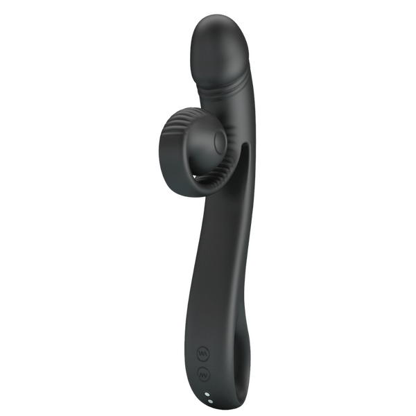 Pretty Love Romance - Beau - Mind Blowing Miracles - Dual Motor Vibrator Black