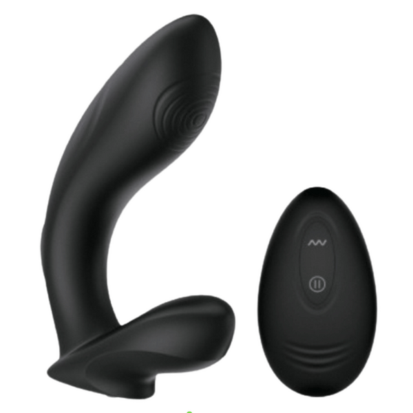 SXE Roger Remote Control Vibrating and Slapping Anal Dildo