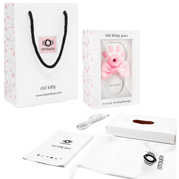 OTOUCH | Cici Kitty Plus - Suction & Vibration Massager (Pink)