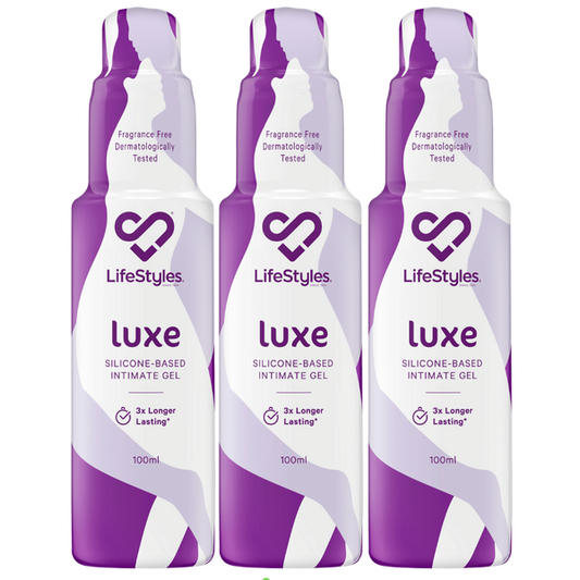 LifeStyles Luxe Silicone Lubricant 3x100ml - 3 Pack