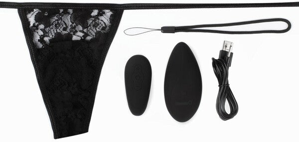 ScreamingO Premium Ergonomic Remote Panty Vibe Set Black