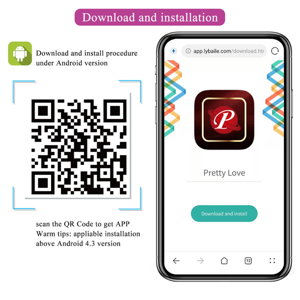 Pretty Love App Control Klay Thrusting Egg Vibrator (Byzantium)