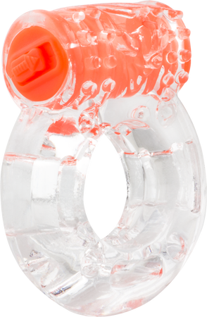 ScreamingO ColorPoP Quickie Plus Vibrating Cock Ring - Orange