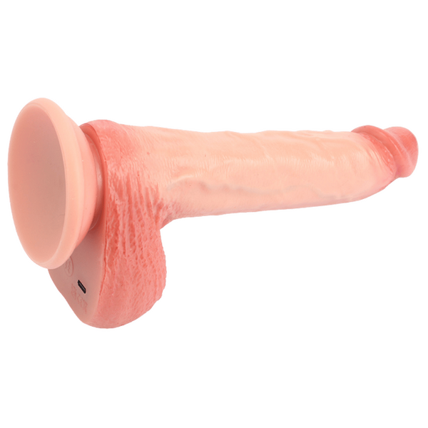 La Viva Aussie Dongs Patrick Vibrating Thrusting Dildo with Remote Flesh