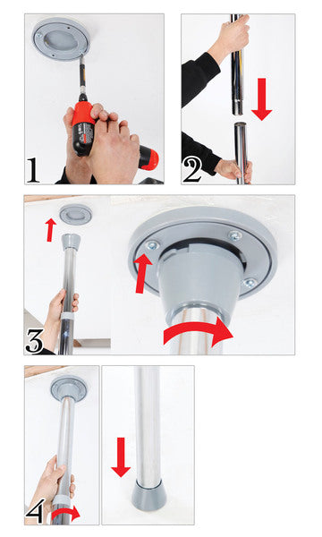 Pipedream Fetish Fantasy Series Light-up Disco Dance Pole - Multi