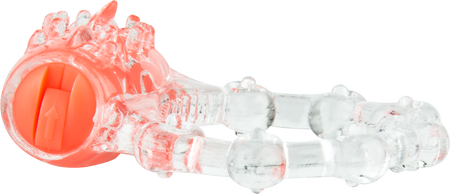 ScreamingO ColorPoP Quickie Vibrating Cock Ring - Orange