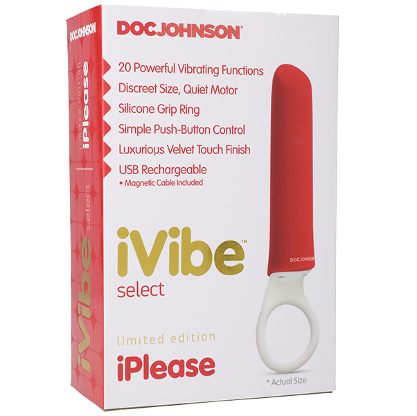 Doc Johnson iVibe iPlease Limited Edition Vibrator Red