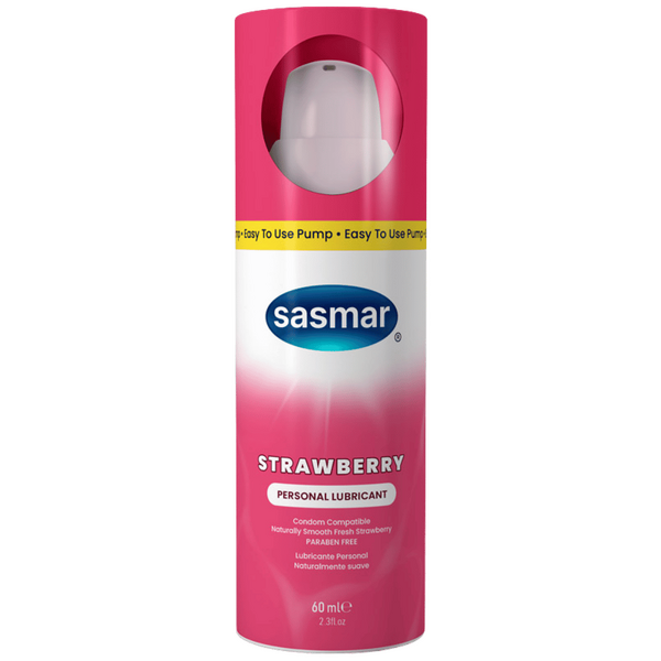 Sasmar Strawberry Flavor Personal Water Based Lubricant 60ml