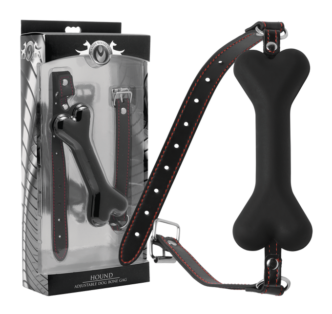 Master Series Hound Adjustable Dog Bone Gag