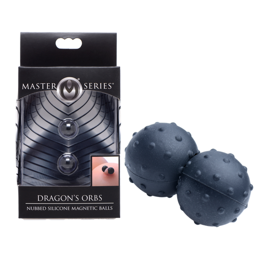 Master Series Dragon's Orbs Nubbed Silicone Magnetic Balls