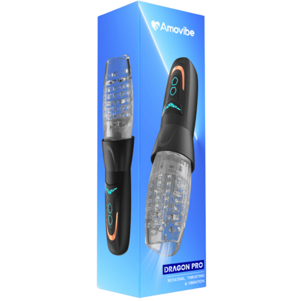 Amovibe Dragon Pro - Rotating, Thrusting & Vibrating Male Masturbator