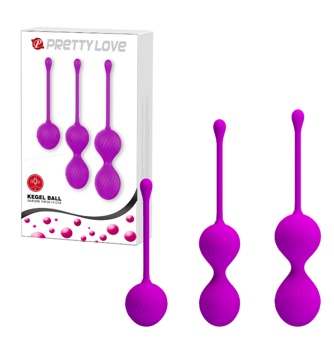 Pretty Love Kegel Ball Kit (Purple)