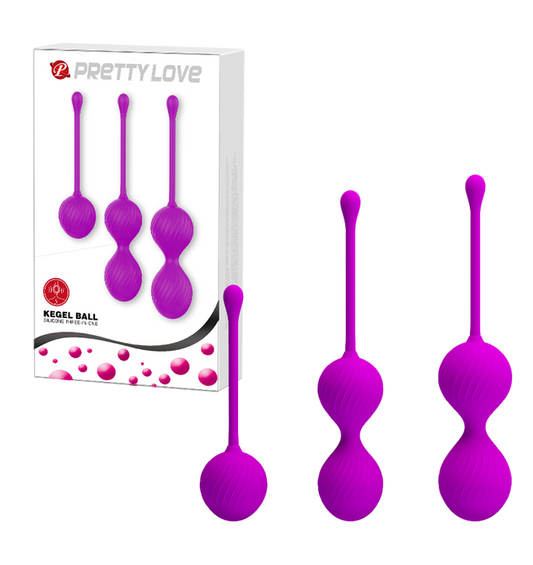 Pretty Love Kegel Ball Kit (Purple)