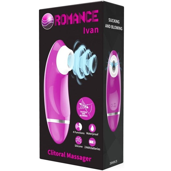 Pretty Love Ivan Sucking & Blowing Massager Purple