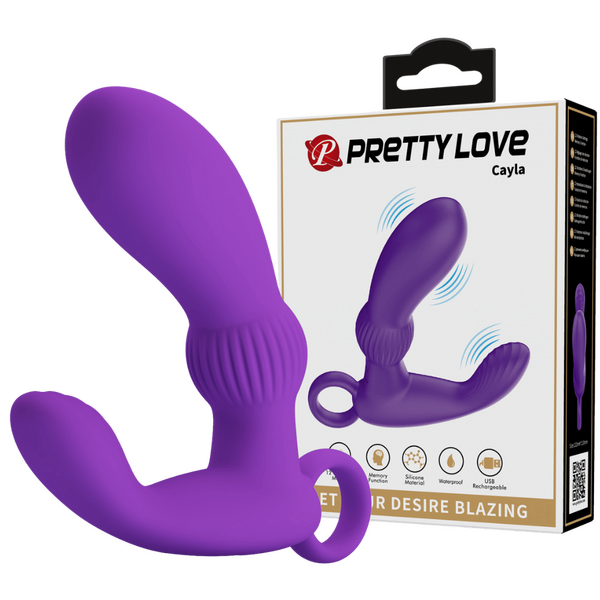 Pretty Love Cayla Vibrating Prostate Massager Purple