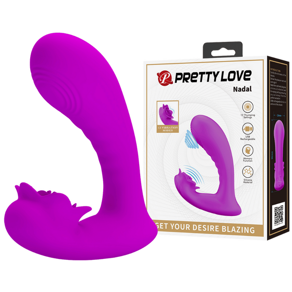 Pretty Love Nadal G-Spot Vibrator and Clitoral Stimulator