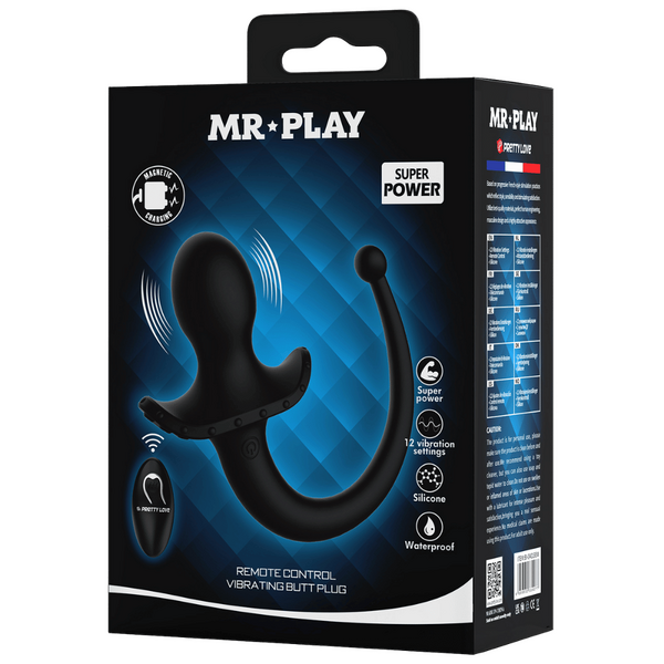 Pretty Love Mr. Play Remote Control Vibrating Butt Plug Tail
