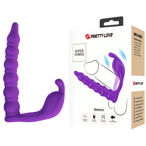 Pretty Love Blackney Vibrating Cock Ring (Purple)