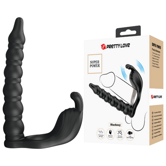 Pretty Love Blackney Vibrating Cock Ring (Black)