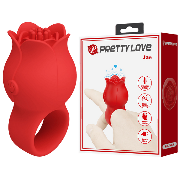 Pretty Love Jae - Rose Finger Vibe Red