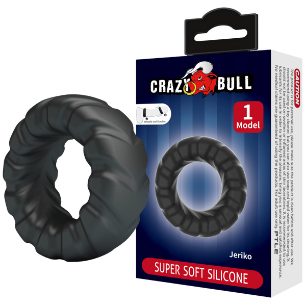 Crazy Bull Super Soft Silicone Cockring - Jeriko (no.1)