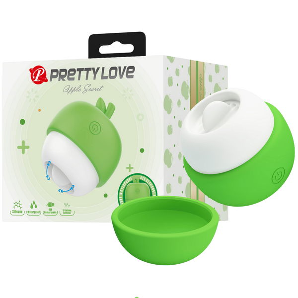 Pretty Love Apple Secret Clitoral Licking Stimulator Green