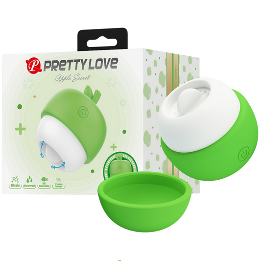 Pretty Love Apple Secret Clitoral Licking Stimulator Green