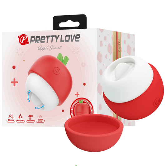 Pretty Love Apple Secret Clitoral Licking Stimulator Red
