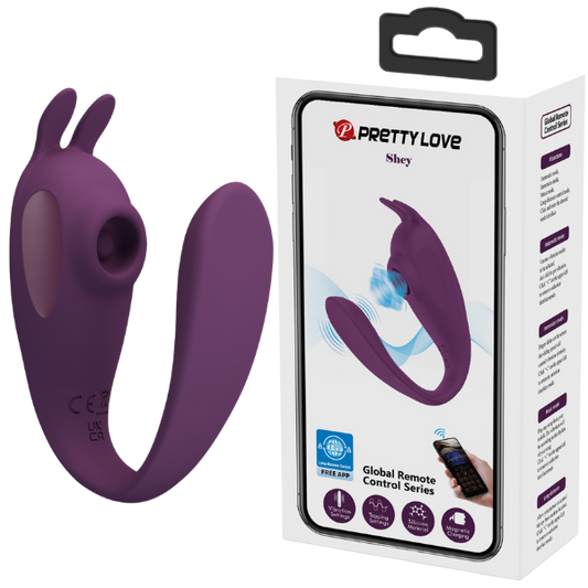 Pretty Love Shey C-Shaped Tapping G-Spot Vibrator Byzantium (App)