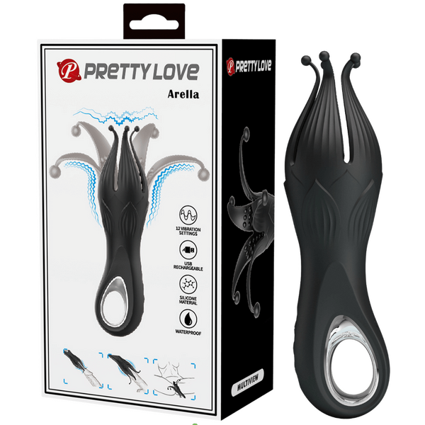Pretty Love Arella Couples Vibrator (Black)