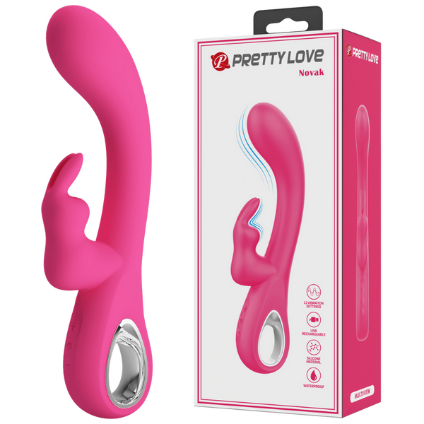 Pretty Love Novak Rabbit Vibrator Pink