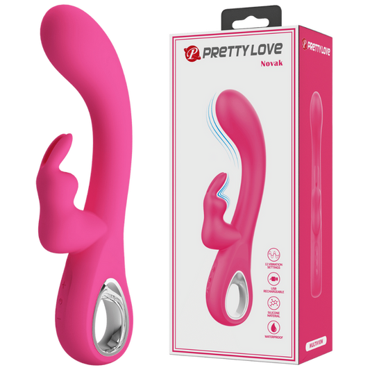 Pretty Love Novak Rabbit Vibrator Pink