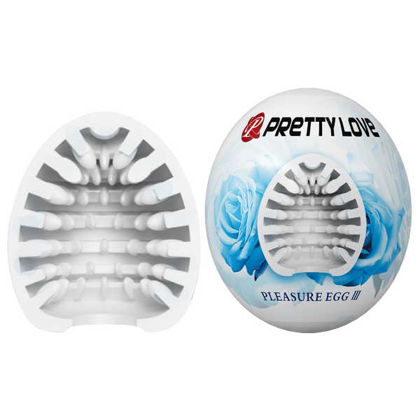 Pretty Love Pleasure Egg Masturbator (White)