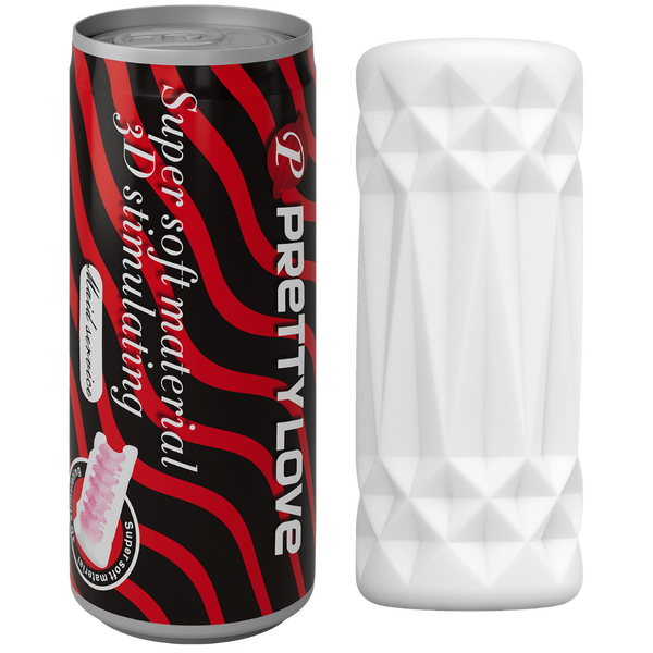 Pretty Love Super Soft Can Masturbator (Black/Red)
