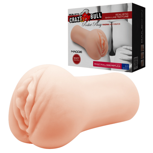 Crazy Bull Pocket Pussy Maggie Vagina Stroker Masturbator Flesh