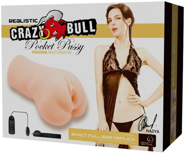 Crazy Bull Nadya Vibrating Pocket Pussy Vagina Stroker
