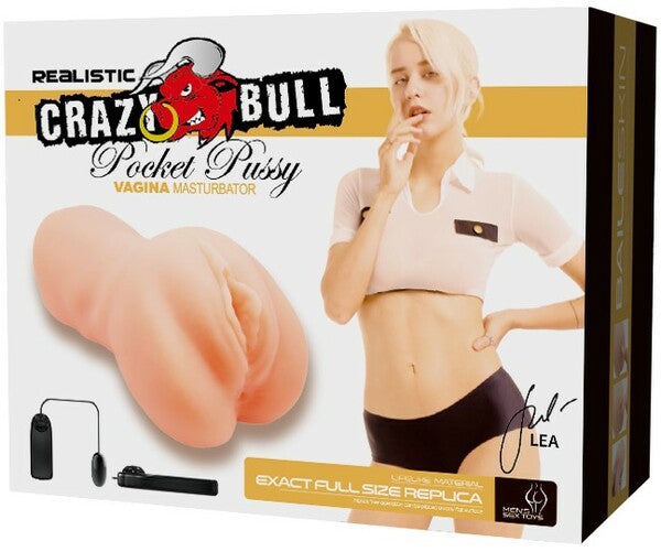 Crazy Bull Lea Vibrating Pocket Pussy Vagina Stroker