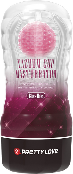 Pretty Love Vacuum Cup Ball-Rolling Masturbator (Black Hole)