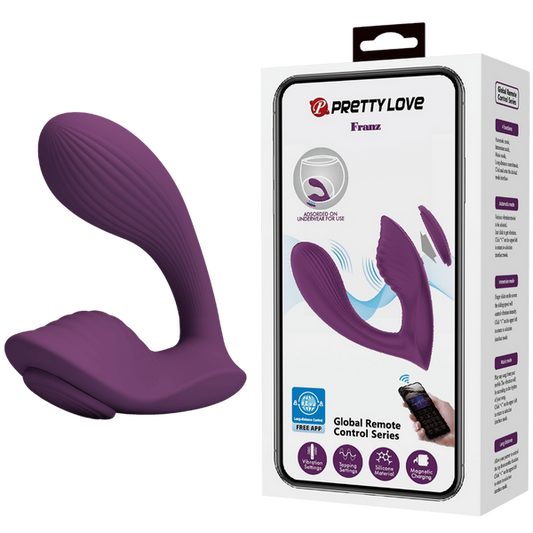 Pretty Love Franz Magnetic Panty Vibrator Byzantium (App Control)