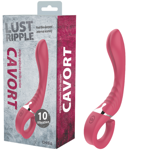 CHISA Lust Ripple Cavort G-Spot Vibrator Pink