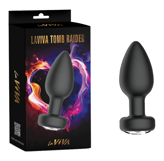 La Viva Tomb Raider App Control Butt Plug (Black)