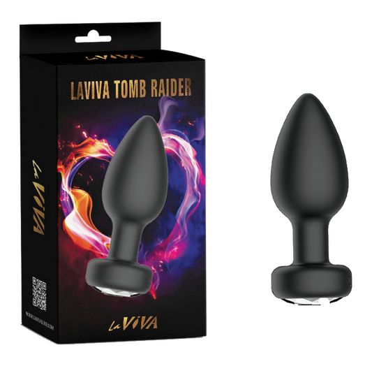 La Viva Tomb Raider App Control Butt Plug (Black)