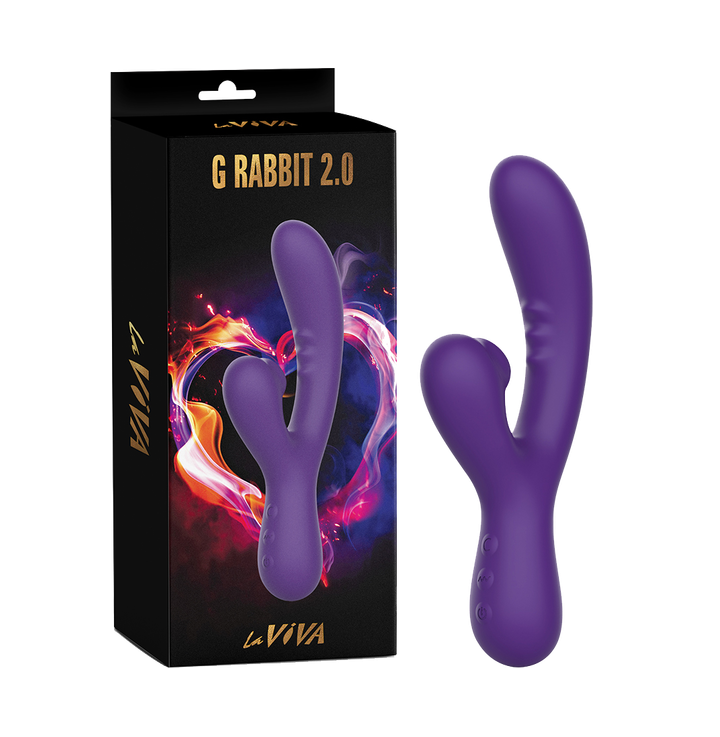 La Viva G-Rabbit 2.0 Suction Rabbit Vibrator Purple