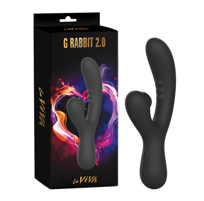 La Viva G-Rabbit 2.0 Suction Rabbit Vibrator Black