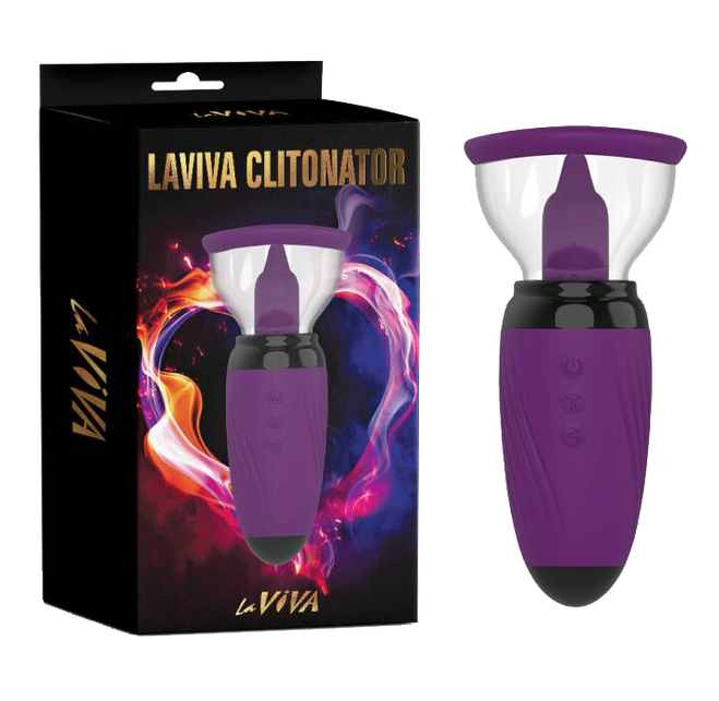 La Viva Clitonator Vibrator Purple