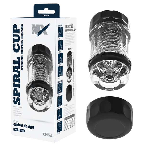 Chisa MX Spiral Cup Strong Edition Square Masturbator