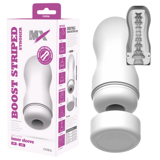 Chisa MX Boost Striped Stroker Masturbator