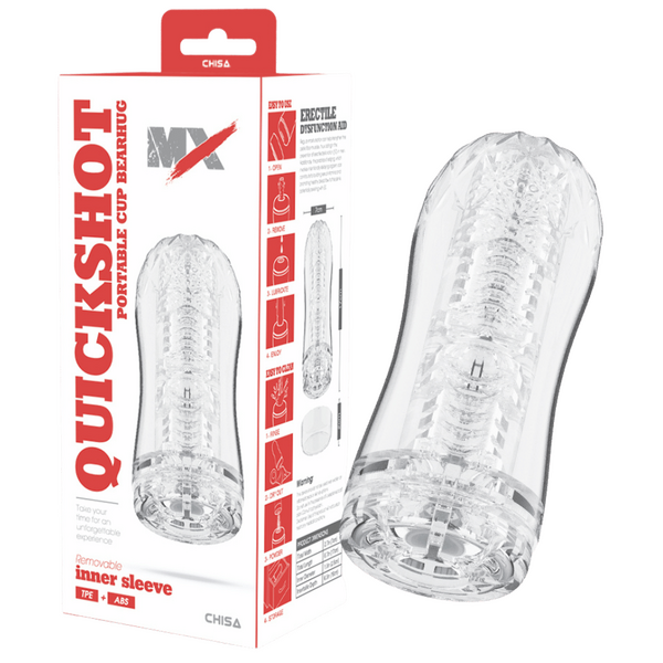 Chisa MX Quickshot Portable Cup Bearhug Masturbator Sleeve