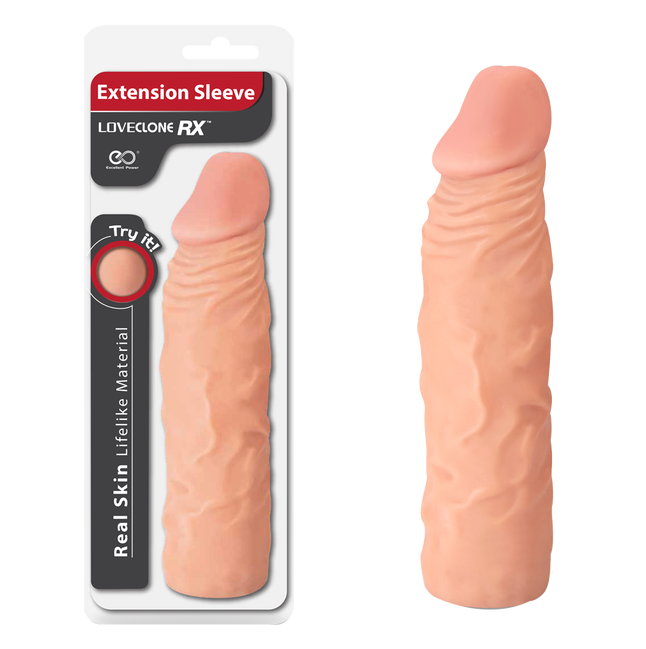 Excellent Power Loveclone RX 8" Extension Sleeve (Flesh)