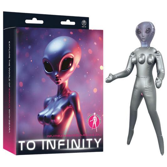Excellent Power | To Infinity - Inflatable 3-Breasted Alien Love Doll - (Ozara Standing)